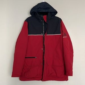 Vintage Nautical Sportswear Mens Hooded Parka Jacket Size L